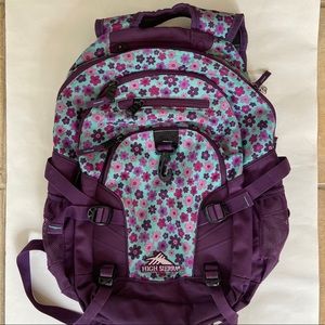 NWOT High Sierra Floral Backpack